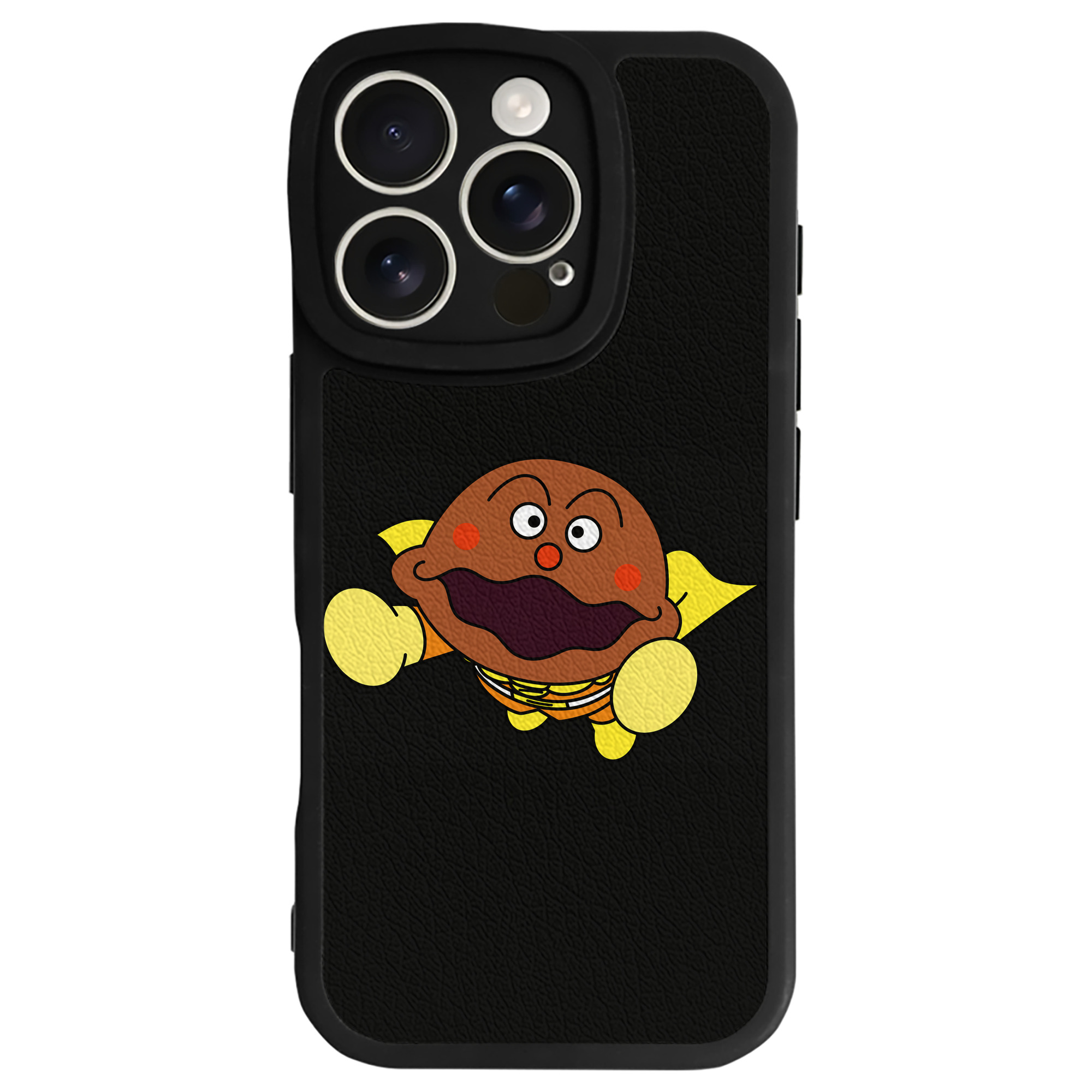 （画像用） アンパンマン Anpanman 【iPhone 16シリーズ対応】シリコンスマホケース（レザー調） 材質：シリコン